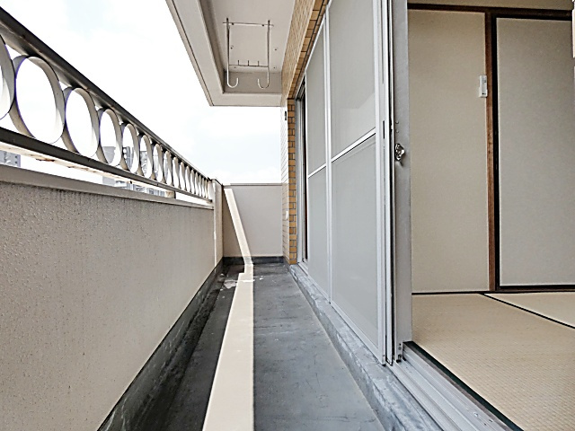 小野マンションのバルコニー