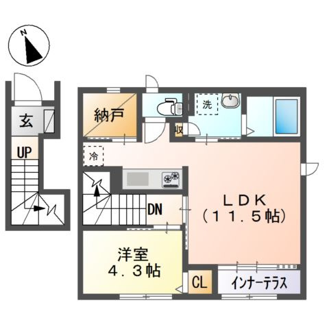メゾン瑞祥の間取り
