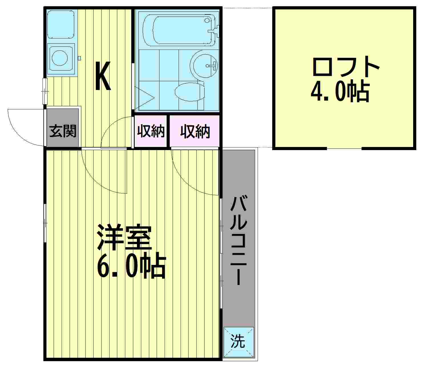 ビックリバー綱島の間取り