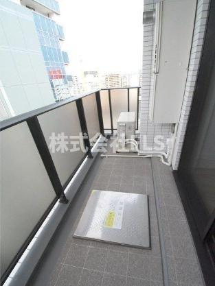 中央区日本橋浜町３丁目の賃貸マンションのバルコニー