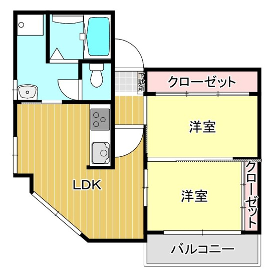 【間取り】 | ライラック薬院