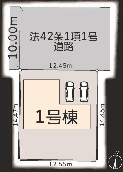横浜市瀬谷区東野の新築一戸建の区画図|限定1区画の販売です！
お気軽にお問合せ下さい！