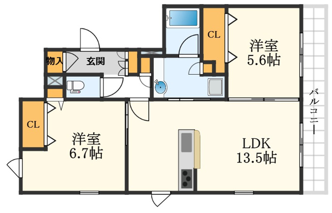 【間取り】 | シャーメゾンさつき