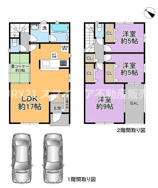 枚方市招提元町２丁目の新築一戸建の画像