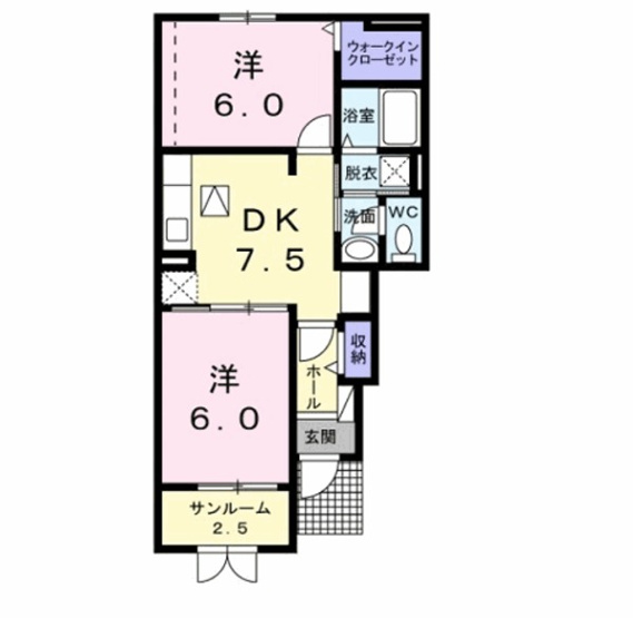 【間取り】 | セレノ　ディモーラ　1