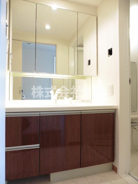 港区三田１丁目の賃貸マンションの独立洗面台