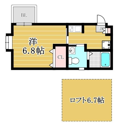 【間取り】 | ステラコート笹原Ⅰ