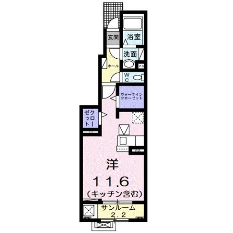 メゾン　ラ　ヴェールの間取り