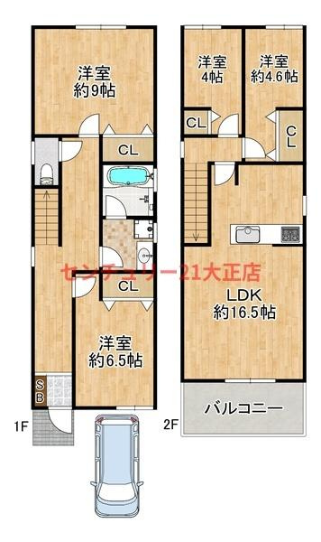 鶴町3丁目貸家