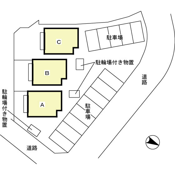 グレイスヒルズの区画図