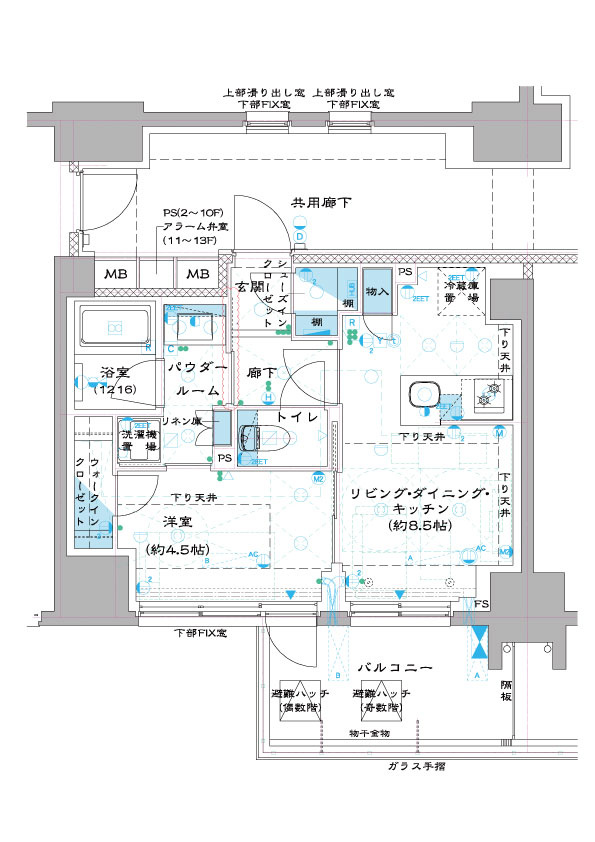 オーパスレジデンス中板橋の間取り