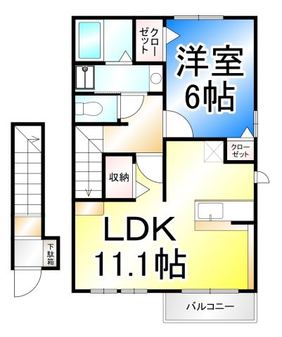 プラシードＫⅡの間取り