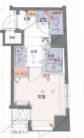 フォルトゥナ文京後楽園の間取り