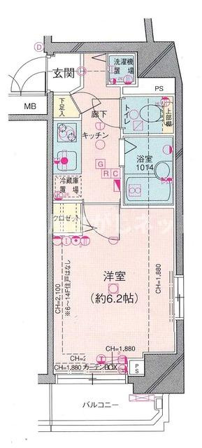 菱和パレス高輪タワーの間取り