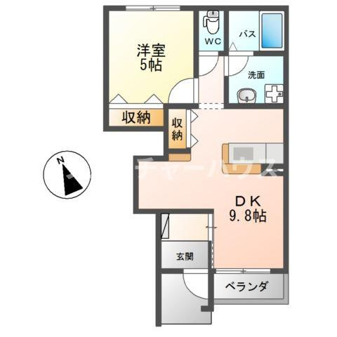グランディ　パルディの間取り