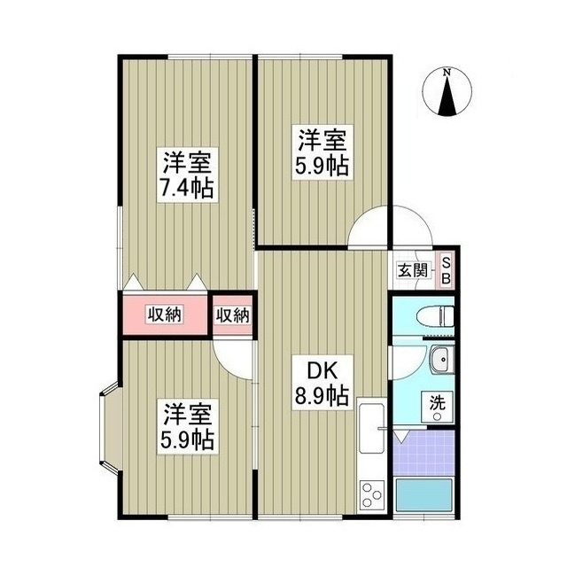 MKルーミーの間取り
