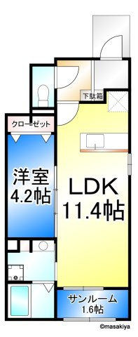 ソーレ ヴィラッジョの間取り