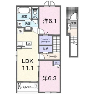 【間取り】 | グリーンガーデン　Ⅱ