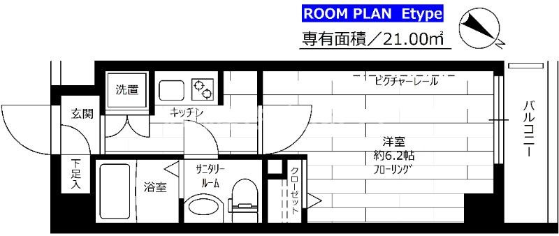 ステージファースト池袋アジールコートの間取り
