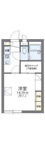 レオパレスキャピタルハイツの間取り