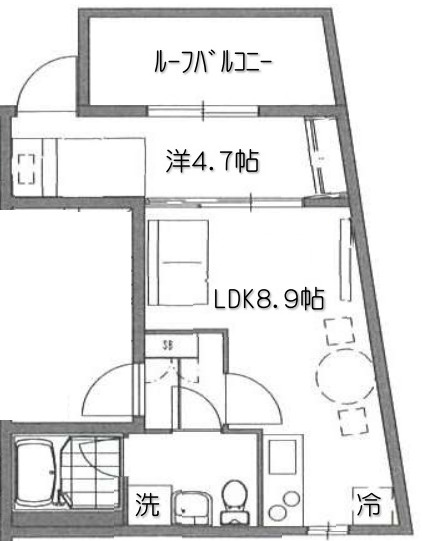 【間取り】 | ファブール世田谷仙川-再契約型-