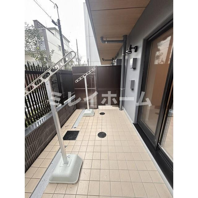 スタイリオ池上SOUTHのバルコニー