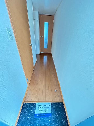 レオパレスみやびの玄関|毎日通る玄関はこちらです