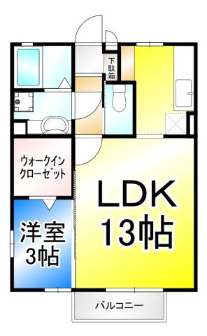 セレーノAの間取り