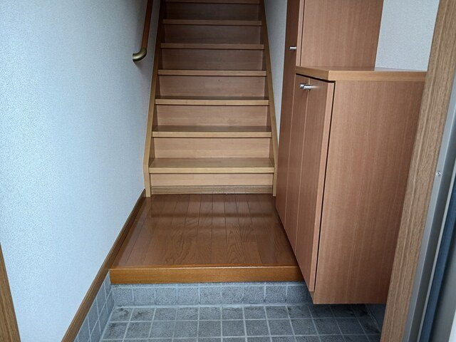 サンパレスの玄関