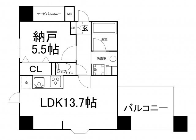 【間取り】 | BROU上町台