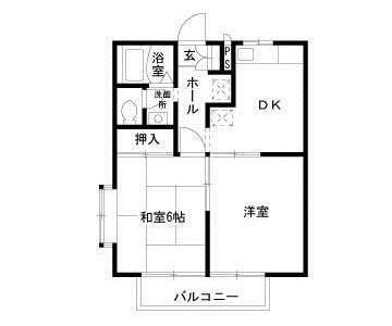 エステート桜ヶ丘の間取り
