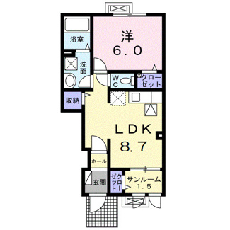 【間取り】 | ヴィラノールＬ