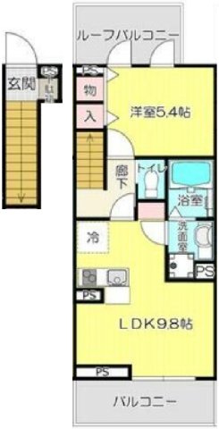 ヒルズ松山の間取り