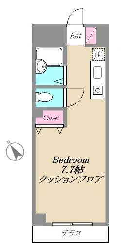 エステートピア協栄Ⅱの間取り