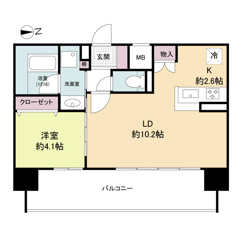 ソルレヴェンテ新梅田の間取り|ソルレヴェンテ新梅田　間取り