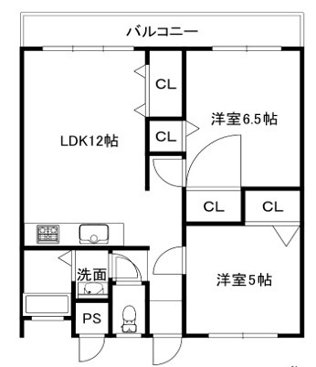 サリーコート元浜の間取り
