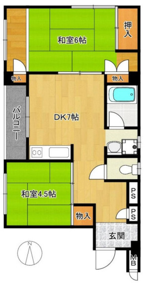 信愛ビルの間取り