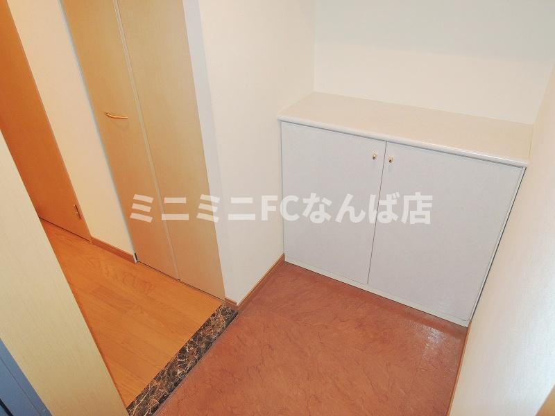プレサンス大手前パークサイドⅡの玄関