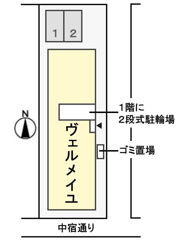 ヴェルメイユの区画図