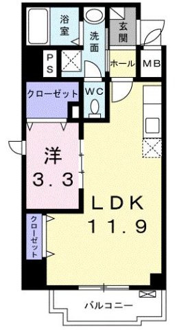 アール　メゾン　道頓堀の間取り