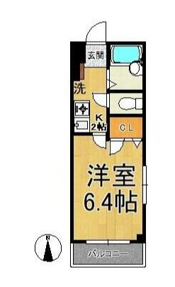 【間取り】 | EMPRESS | １Kのお部屋です！