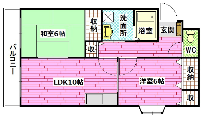 メゾン正木の間取り