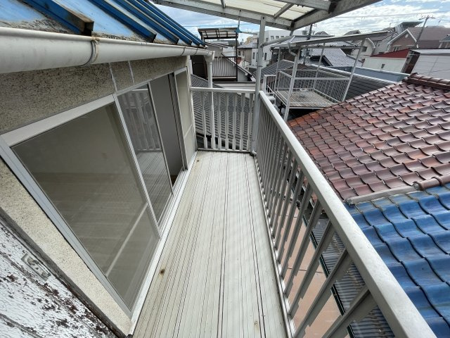 甲子園四番町戸建てのバルコニー