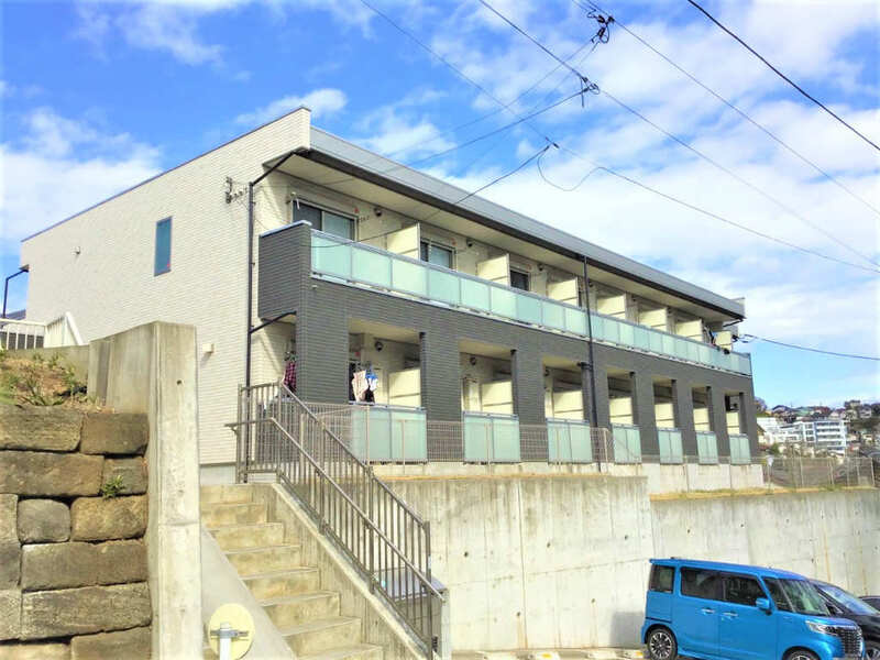 横浜市保土ケ谷区峰岡町２丁目のアパートの外観