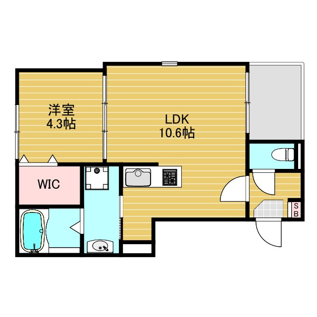 パラシオ柴島の間取り