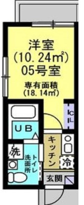 パグーロ生麦の間取り