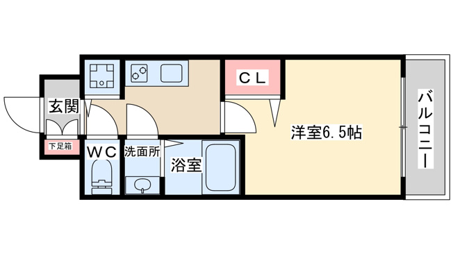 【間取り】 | アクアプレイス天満クラシック