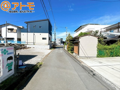 【前面道路含む現地写真】 | 沼津市大岡4期　新築一戸建て　1号棟