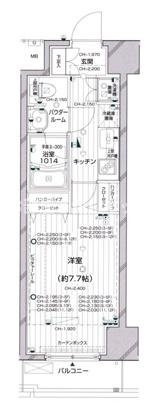パレステュディオ渋谷本町の間取り