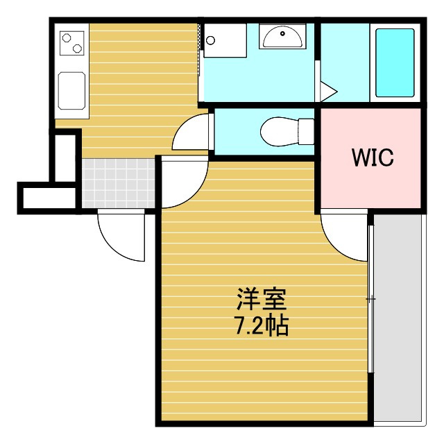 フジパレス上新庄西の間取り